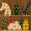 Goldmore3 Led Unicorn animal Modeling Lamp Cabinet Display Room Decoration Wall Lamp Night Light Christmas Letter Lamp