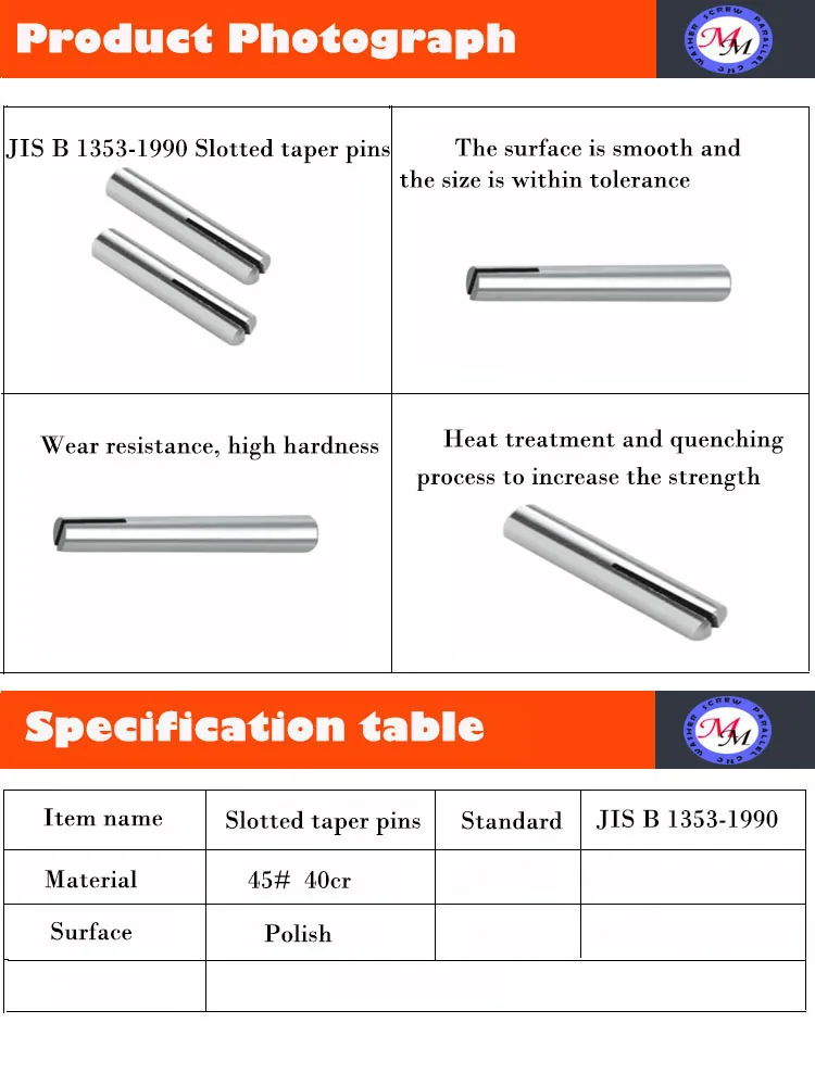 Stainless Steel Or Carbon Steel Split Taper Pins Jis B 1353b19990 Buy