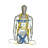 Fall protection system full body fall arrest webbing safety harness lineman safety belt