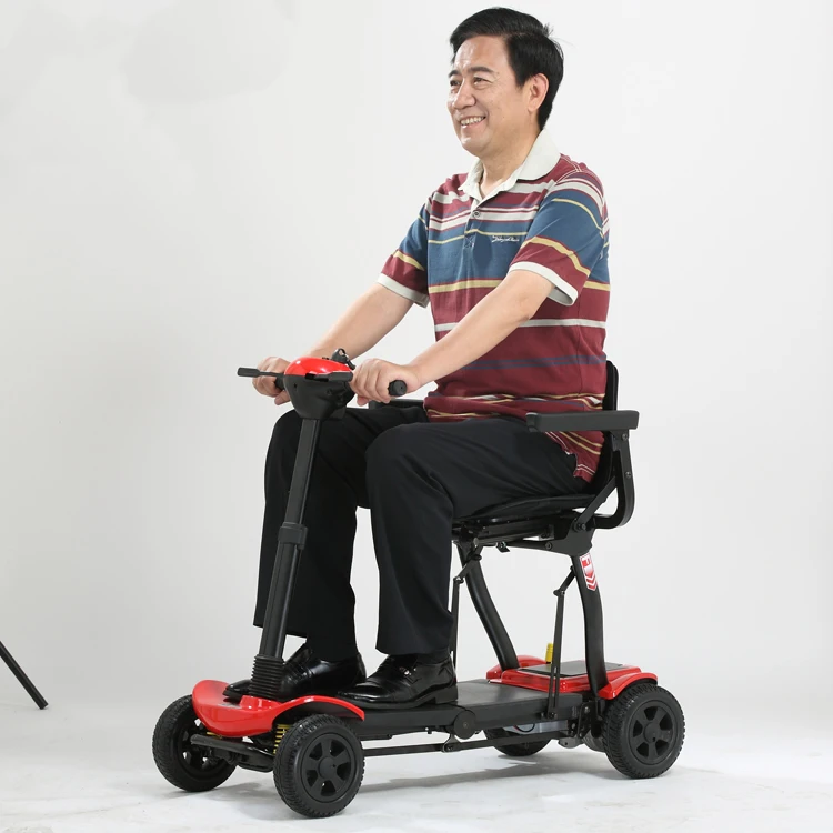 Lightweight remote foldable Power Mobility Disabled old people scooters for sale