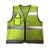 Sanjian Yellow color basic style polyester safety reflective vest