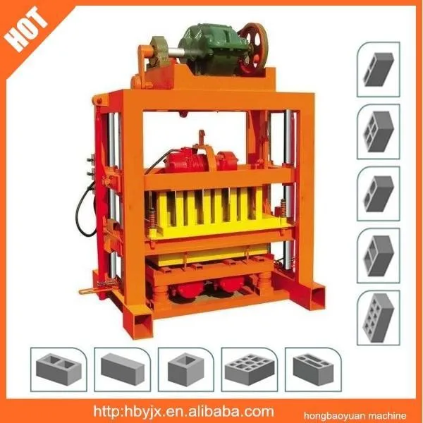 Qt440 Manual Block Moulding Machine Prices In Nigeria/brick Making