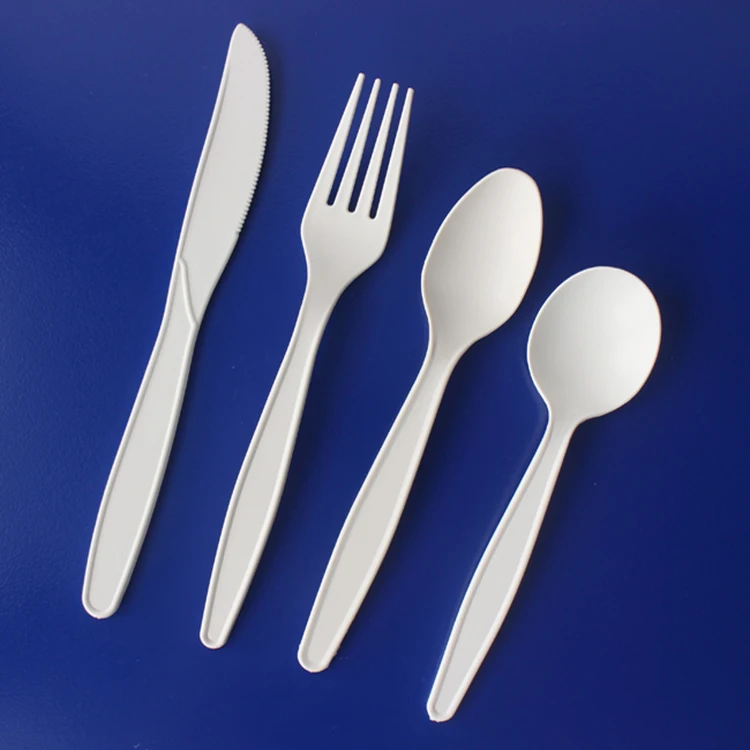 Composable Corn Starch Cutlery Biodegradable Fork - Buy Biodegradable ...