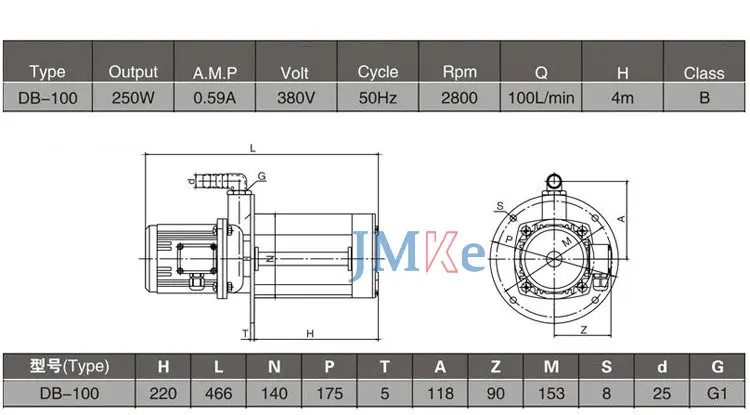 coolant pump cnc