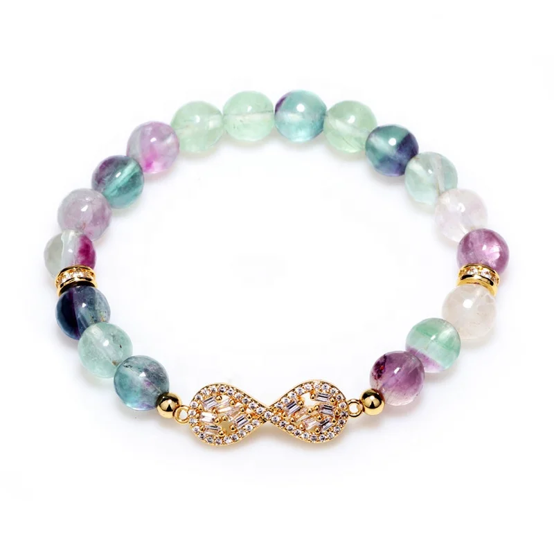 Beautiful Colorful Crystal Womens Bracelet Alloy+rhinestone Charm ...