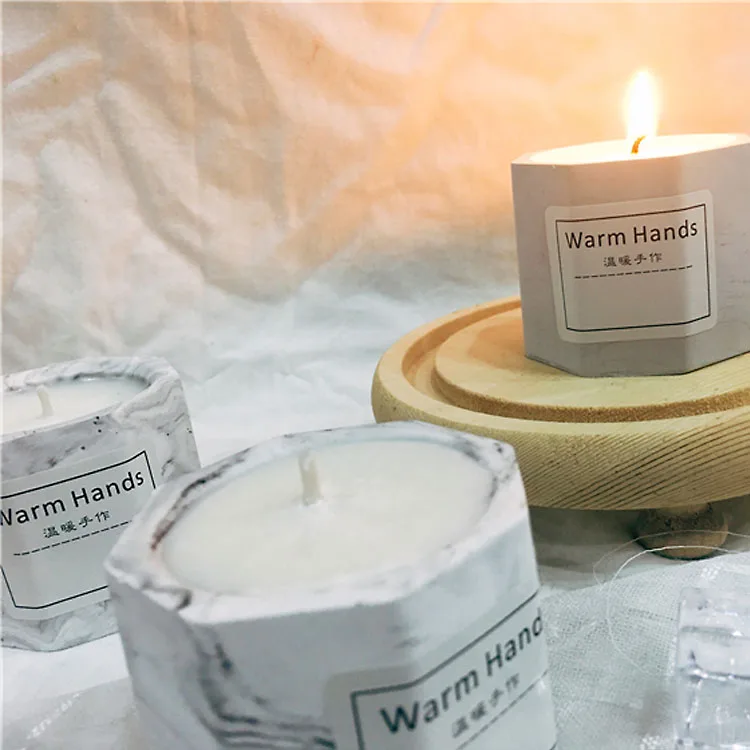 White Marble Candle Holders Stone Candle Holders Candle Jars Home