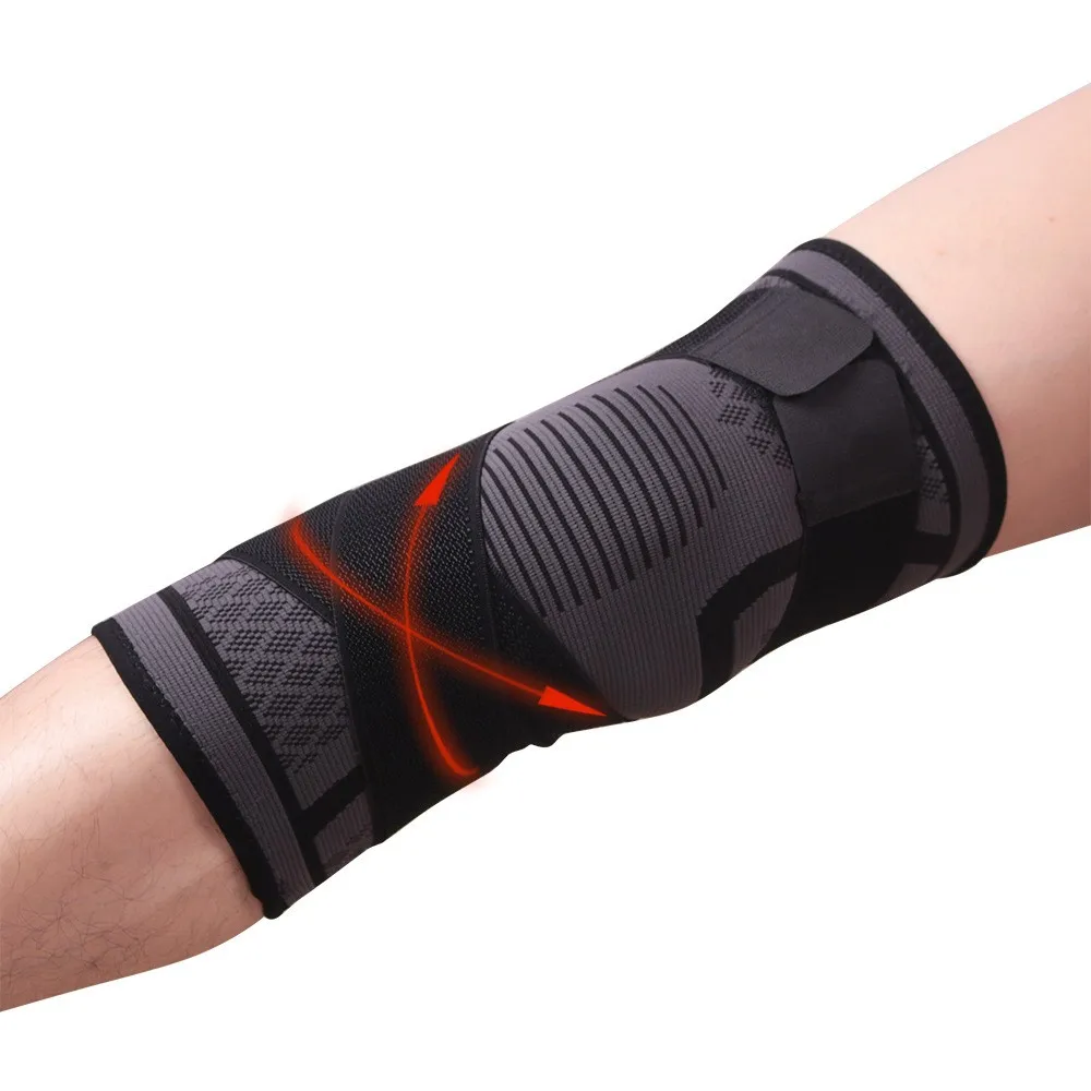 Dropshipping Knitting Sports Knee Pads Pressure Bandage Knee Pads