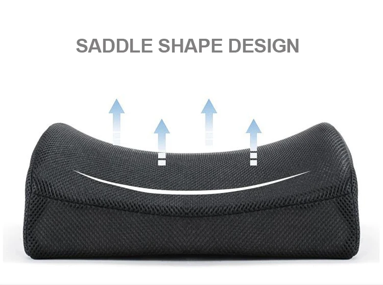 Custom Made Lumbar Support Memory Foam Back Support Pillow With Gentle