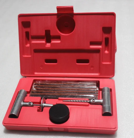 Car Tire Puncture Self Service Kit Repair Tools Kit With Thandle