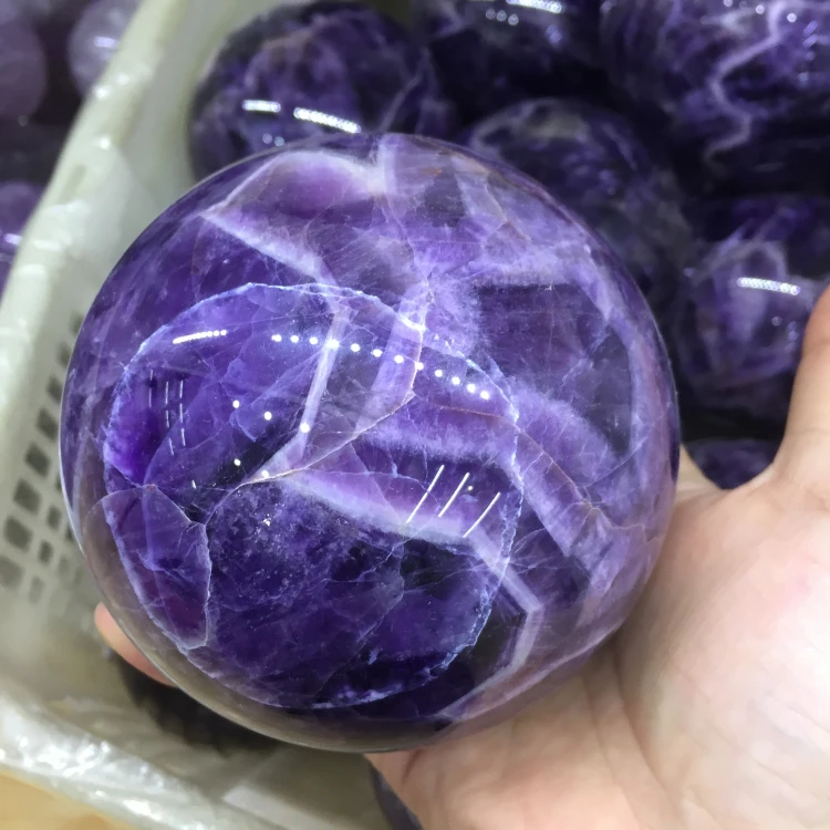 Natural Decorative Crystal Ball Dream Amethyst Quartz Stone Sphere