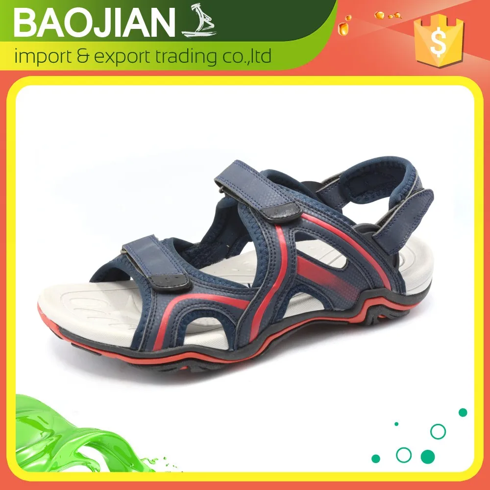 Product from China: Latest design PU flat mens sandal