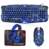 114 Keys Crack Backlit Gaming Keyboard Mouse and LED Gaming Headset Combo