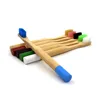1PC Colorful Environment-friendly Bamboo Toothbrush Bamboo Handle Soft Bristles Tooth brush
