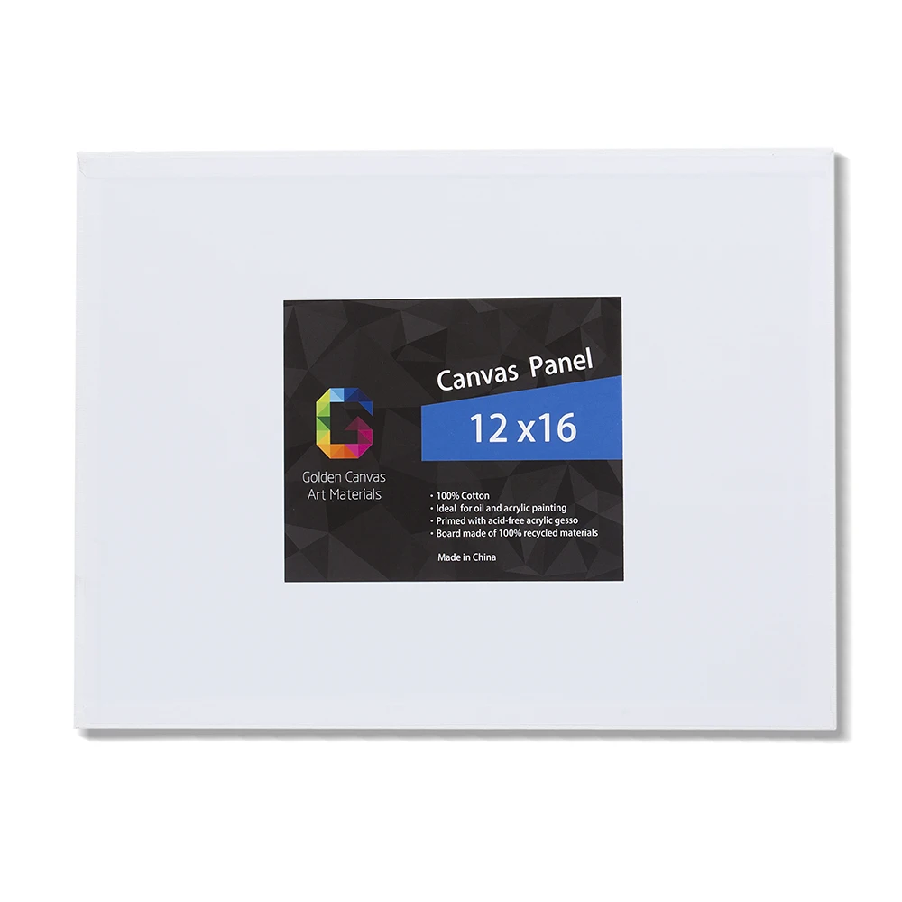 
6 pcs / pk 12 * 16 Factory manufacture various custom wholesale pre printed canvas boards panel to paint 