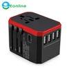 EONLINE 4USB Type C adapter All in One Universal World Travel Plug Adaptor International Adapter Charger Socket