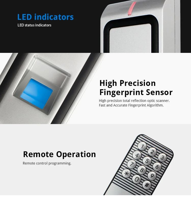 fingerprint door lock access control system