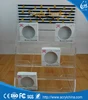 Custom logo four-layer clear acrylic lash display stand