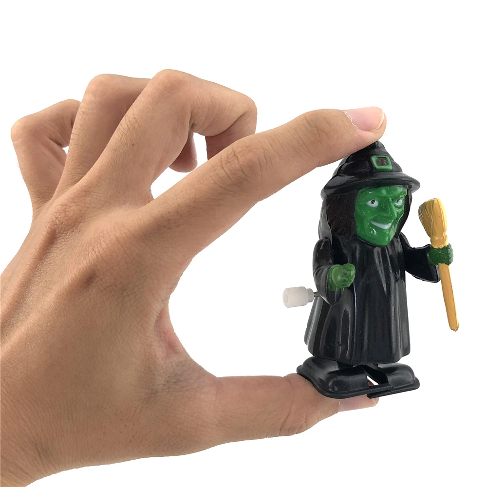 Hot selling  funny witch plastic  halloween wind up toys for kid