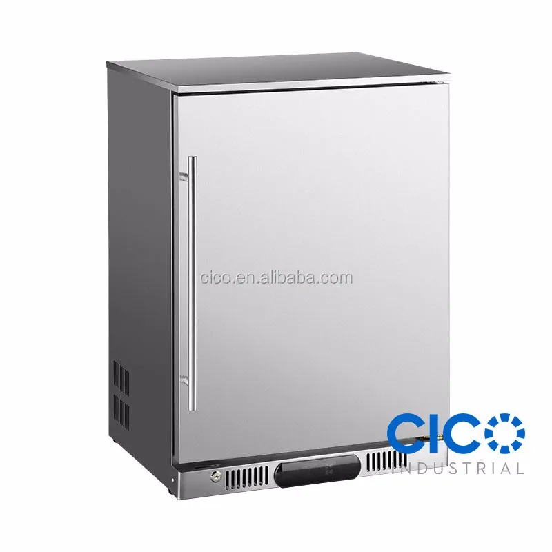 208l Two Door Stainless Steel Undercounter Beverage Soft Drinks Wine