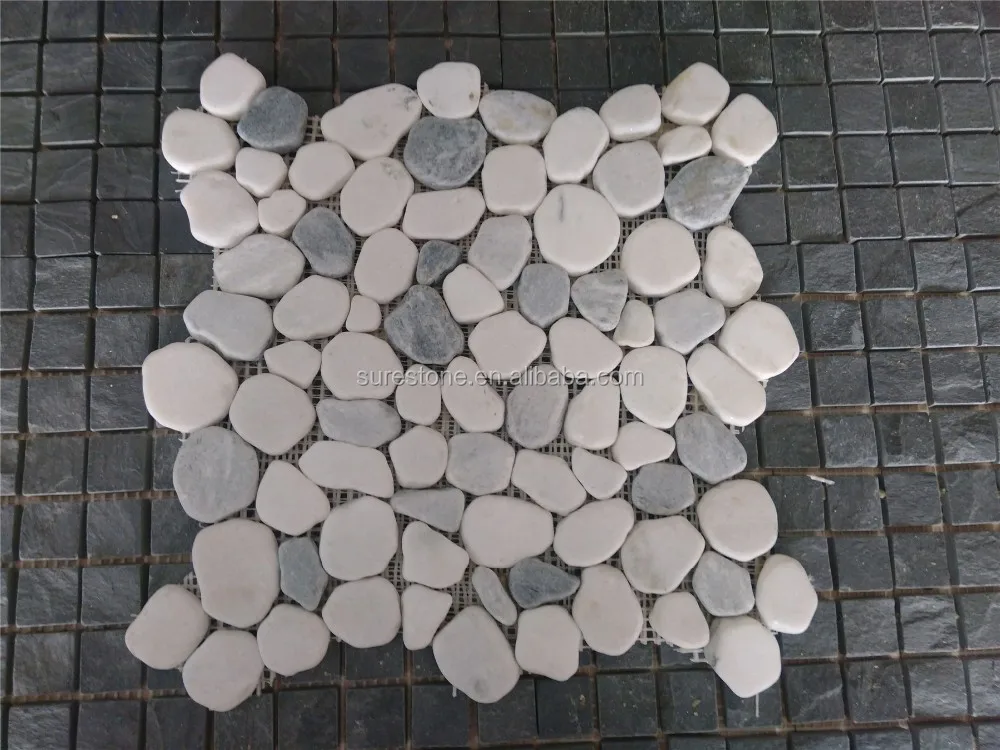 De Mármol Natural Material Antideslizante Pebble Piedra De Terminar De