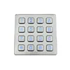 Waterproof 4x4 matrix backlit numeric metal illuminated keypad for cabinets locks