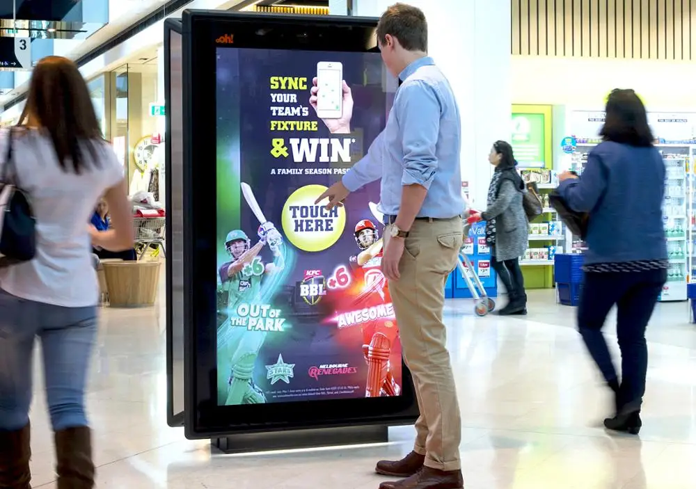 Floor Standing Lcd Ad Player Digital Kiosk Android Commercial Touch