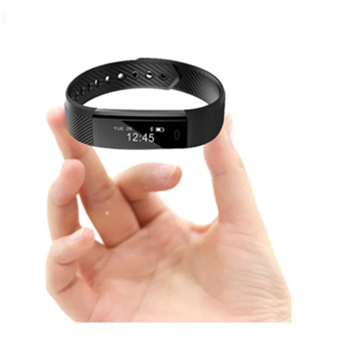 ID115 Smart Bracelet Fitness Tracker Pedometer Activity Monitor Smart Band