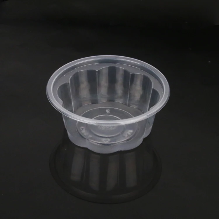 small clear plastic cups