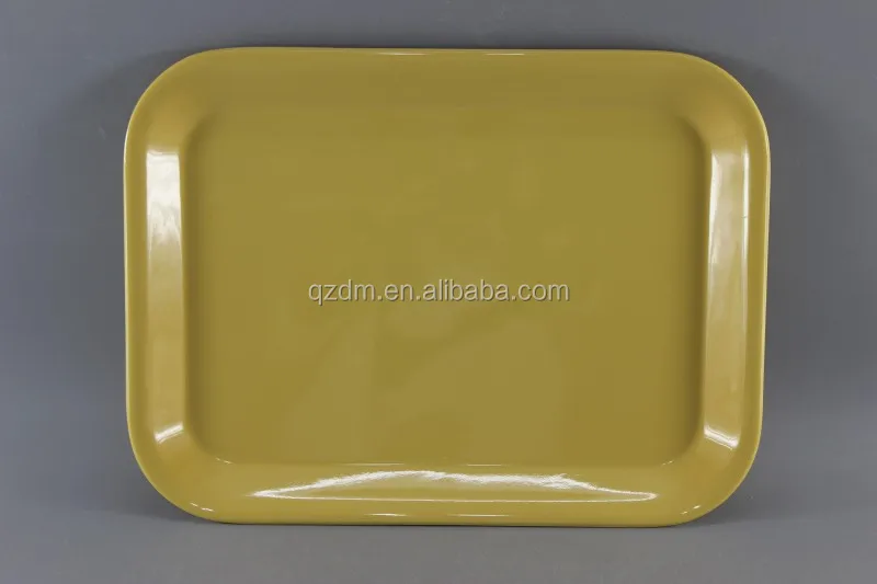 Melamine Square Tray , Solid Color Samll Tray 29x22cm