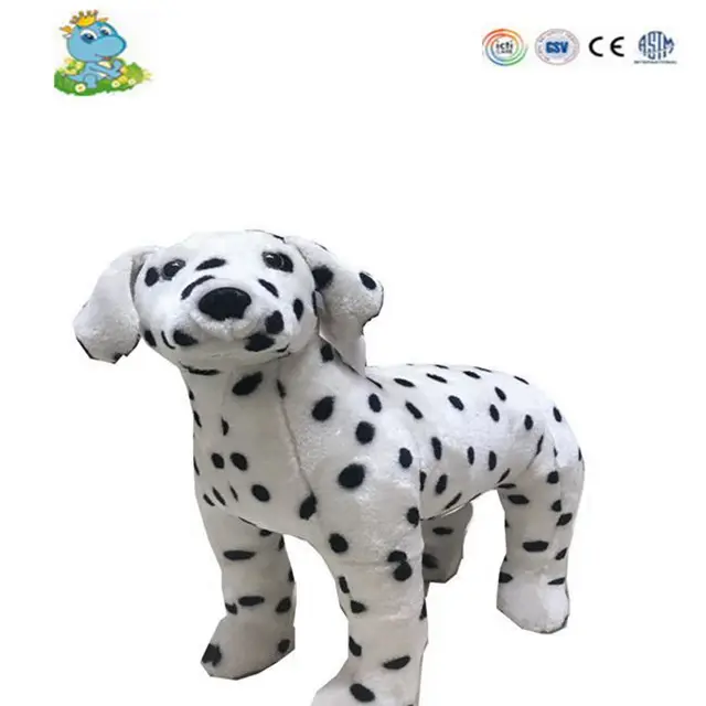 wholesale customized cheapest lifelike spotty dog stuffed plush