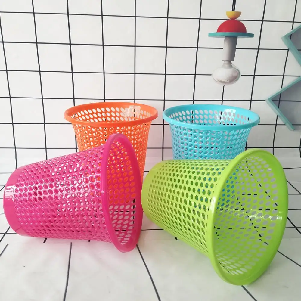 Household Bathroom Office Plastic Waste Bin Waste Paper Basket Buy