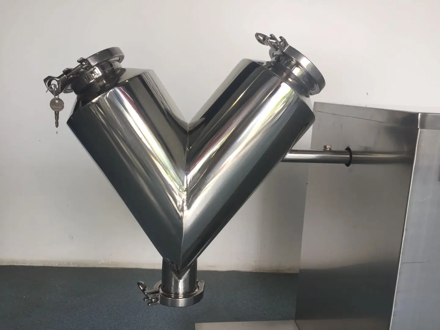 V Shape 10l Laboratory Mini Powder Mixing Machine Lab Dry Powder Mixer