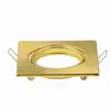 Square Shell Accessories Adjustable MR16 GU10 GU5.3 Halogen Light Fixtures Led Ceiling