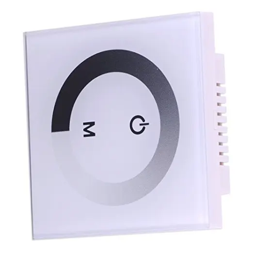 Touch Panel Dimmer Wall Mounted Switch Sensitive Controller for Single Color LED Strip Light