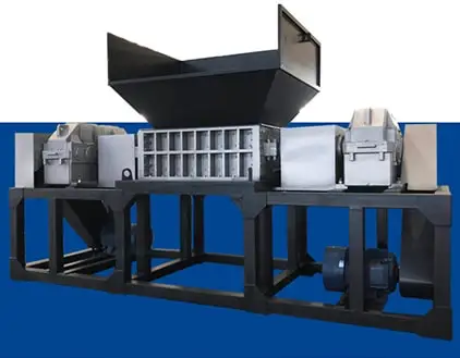 scrap recycled waste metal shredder machine price 