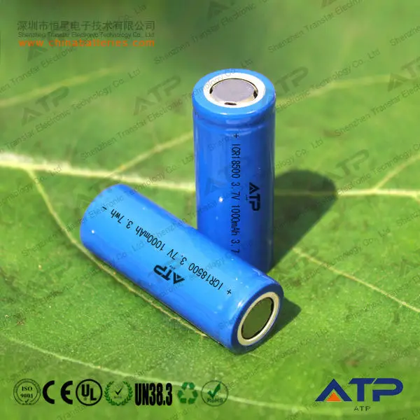 18500 Rechargeable Battery 1500mah 37v Li Ion Battery 18500 Li Ion Battery 37v 1000mah 5873