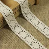 Golden Knit 2.5cm Width Small Size Cotton Yarn Crocheted Lace Border Y02013-1#