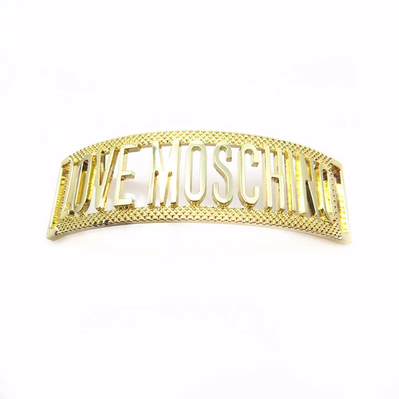 Wholesale Custom Metal Name Logo Plate Shoelace Tags Dubraes Lace Locks