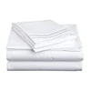 Luxury bed sheet 100% cotton white hotel bed sheet sets/bed linen