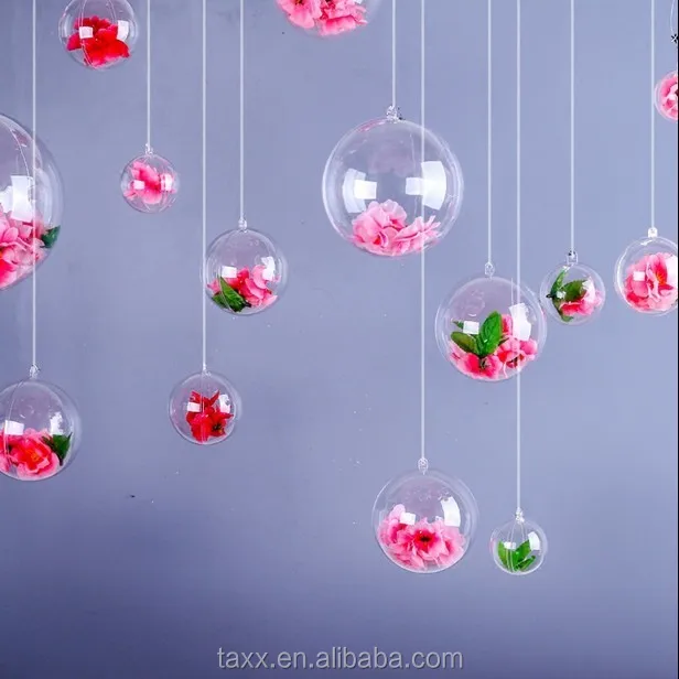 Large Clear Transparent Plastic Half Ball Ornaments Bulk 40mm200mm