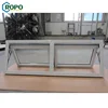 AS2208 Frost Plastic Glass Heat-insulation Awning Window For Villa