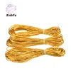 Gold shiny metallic cord decoration braid string
