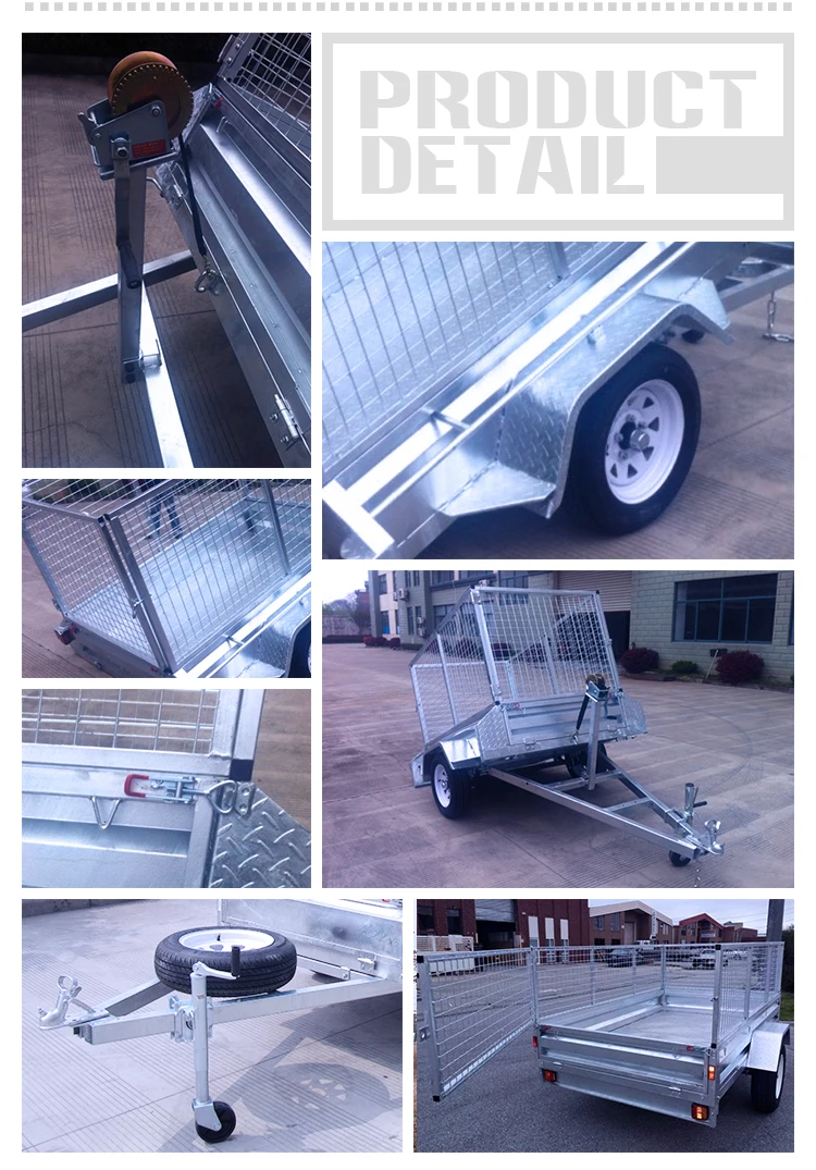 Utility Outdoor Single Axle 6X4 Car Box Trailer