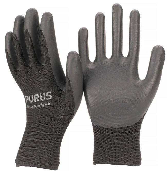 All Purpose Oil Change Glove With Black Pu Palm Coating Buy Oil