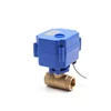 mini two way brass motorized pneumatic actuator electric motor ball valve 12v 24v 220v