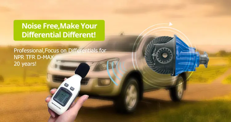 Automatic transmissions NPR 6x37 differential complete , rear diff assy