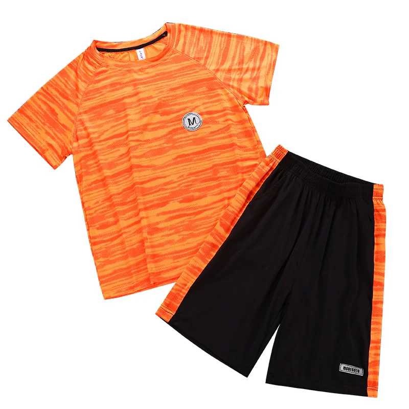 Custom Children's Sportwear Clothing Sets Quick Dry Polyester Kids Boy ...