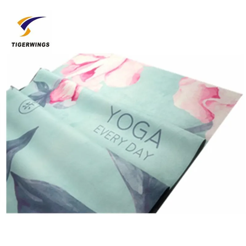 Alibaba 2018 wholesale nature digital printed pvc custom yoga mat