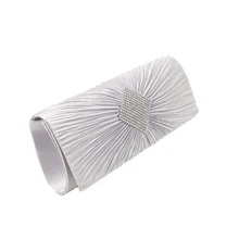 Famous Brand fashion day clutches Women Fashion Diamonds Evening Bag Satin Button Casual Clutches Purse High