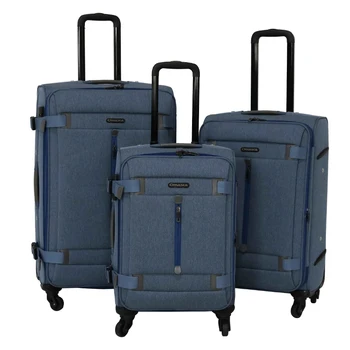 4 wheel suitcase set